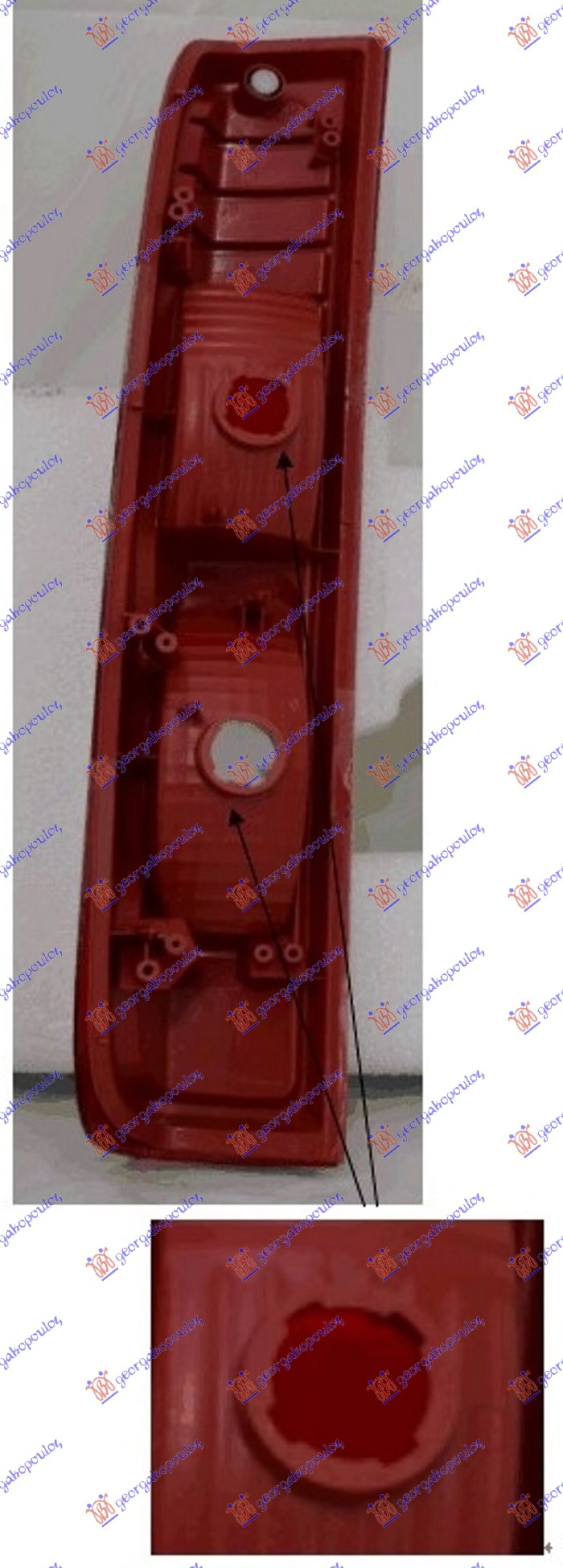 ΦΑΝΟΣ ΠΙΣΩ (ΝΤΟΥΙ 4 ΕΓΚΟΠΕΣ) ΔΕΞΙΑ για OPEL VIVARO 2006-2014 (X83)