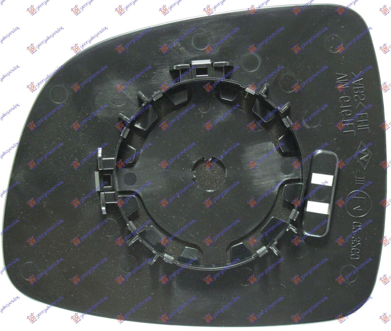 ΚΡΥΣΤΑΛΛΟ ΚΑΘΡΕΦΤΗ -2012 (ΣΤΡΟΓΓΥΛΗ ΒΑΣΗ) (CONVEX GLASS) ΔΕΞΙΑ για SUZUKI SX4 2007-2013 (GY/RW)