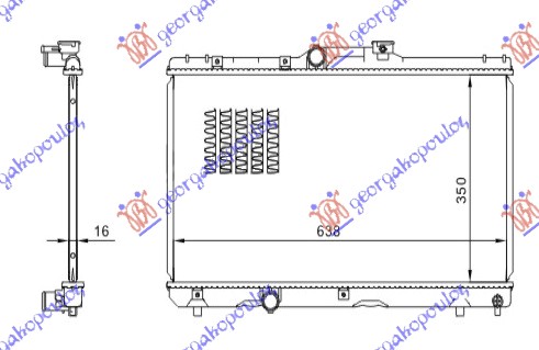 ΨΥΓΕΙΟ 1.3-1.6 ΒΕΝΖΙΝΗ (638x350) για TOYOTA COROLLA SDN-S.W. 1992-1996 (E 10)