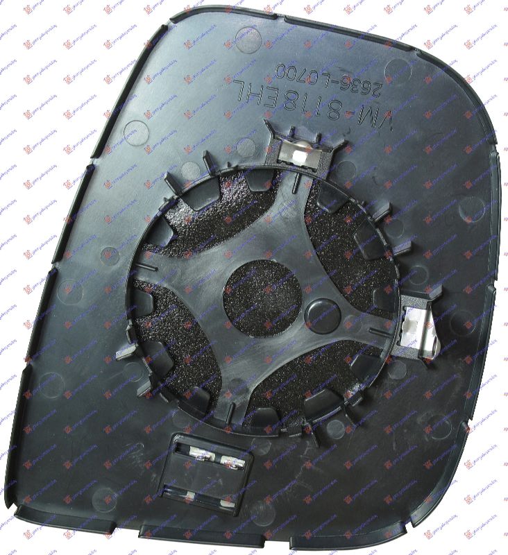 ΚΡΥΣΤΑΛΛΟ ΚΑΘΡΕΦΤΗ 12- (CONVEX GLASS) για PEUGEOT PARTNER 15-19