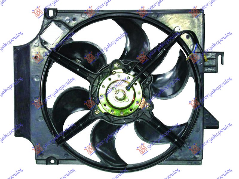 ΒΕΝΤΙΛΑΤΕΡ ΨΥΓΕΙΟΥ ΒΕΝΖΙΝΗ (-A/C) για FORD TRANSIT 2000-2006 (FA/FB/FZ/FC)