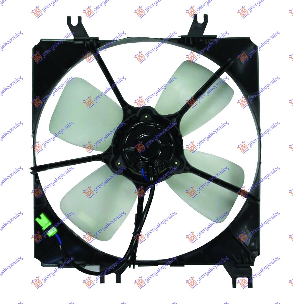 ΒΕΝΤΙΛΑΤΕΡ ΨΥΓΕΙΟΥ ΚΟΜΠΛΕ (ΒΕΝΖΙΝΗ) για HONDA CRX 86-90