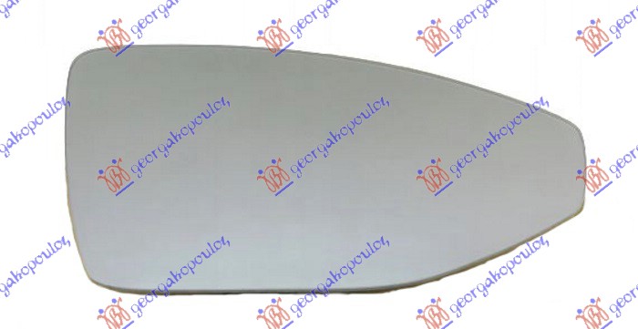 Mirror Glass, exterior mirror Aftermarket 140107611