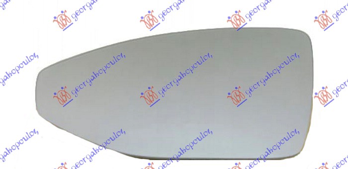 Mirror Glass, exterior mirror Aftermarket 140107612