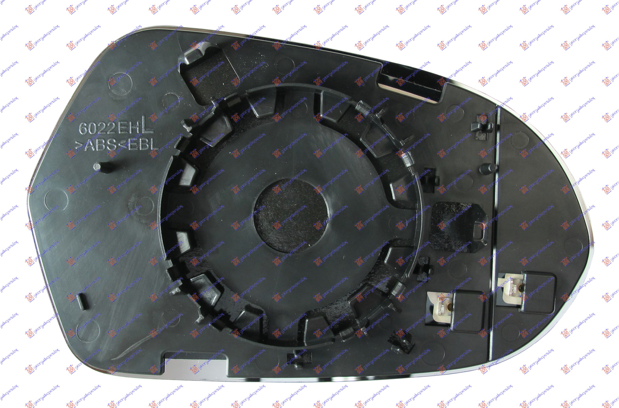 Mirror Glass, exterior mirror Aftermarket 128007602