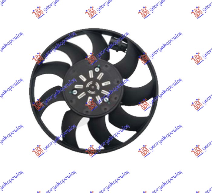 Fan, engine cooling Aftermarket 128006435