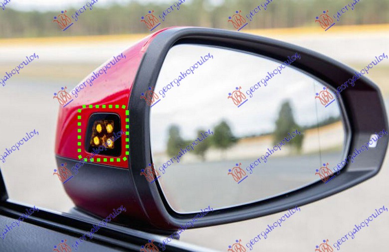 ΦΩΣ ΚΑΘΡΕΦΤΗ (SIDE-ASSIST) ΔΕΞΙΑ για AUDI A3 3D/SPORTBACK 2012-2016 (8V1/8VK/8VA/8VF)