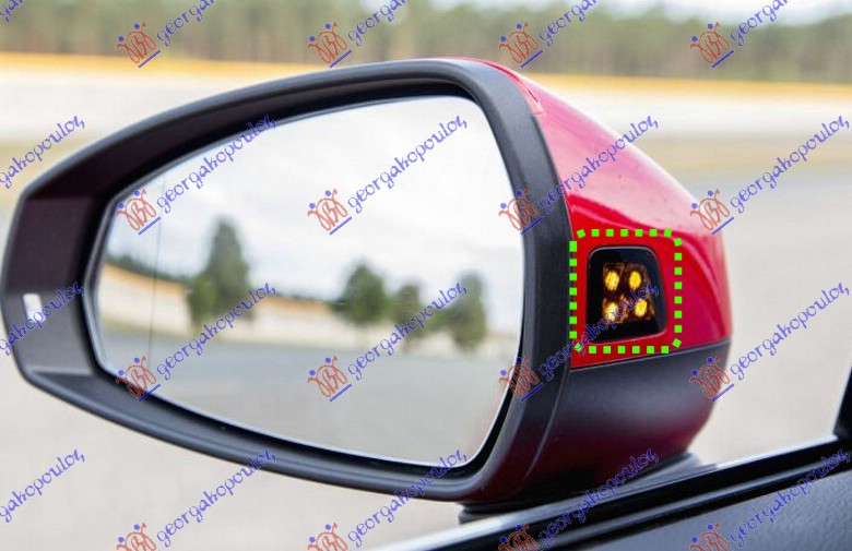 ΦΩΣ ΚΑΘΡΕΦΤΗ (SIDE-ASSIST) ΑΡΙΣΤΕΡΑ για AUDI A3 3D/SPORTBACK 2012-2016 (8V1/8VK/8VA/8VF)