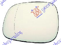 Mirror Glass, exterior mirror Aftermarket 150007604