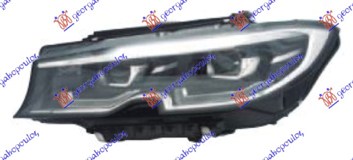 ΦΑΝΟΣ ΕΜΠΡΟΣ FULL LED ΕΞΥΠΝΟ (Ε) (TYC) για BMW SERIES 3 (G20/G21) SDN/S.W. 18-22