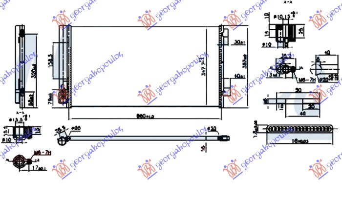 Condenser, air conditioning Aftermarket 176106400