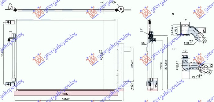 Condenser, air conditioning Aftermarket 176106410