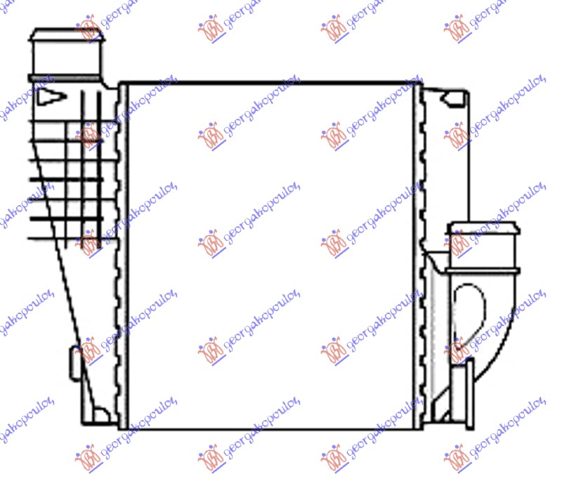 Charge Air Cooler Aftermarket 636006200