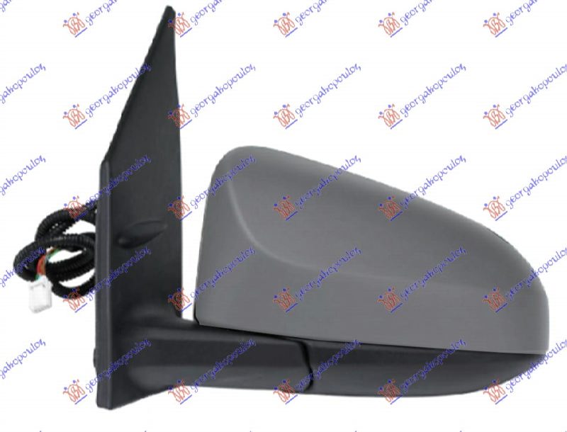 ΚΑΘΡΕΦΤΗΣ ΗΛΕΚΤ. ΘΕΡΜ. ΒΑΦΟΜΕΝΟΣ (5pin) (Α ΠΟΙΟΤΗΤΑ) (CONVEX GLASS) για PEUGEOT 108 14-