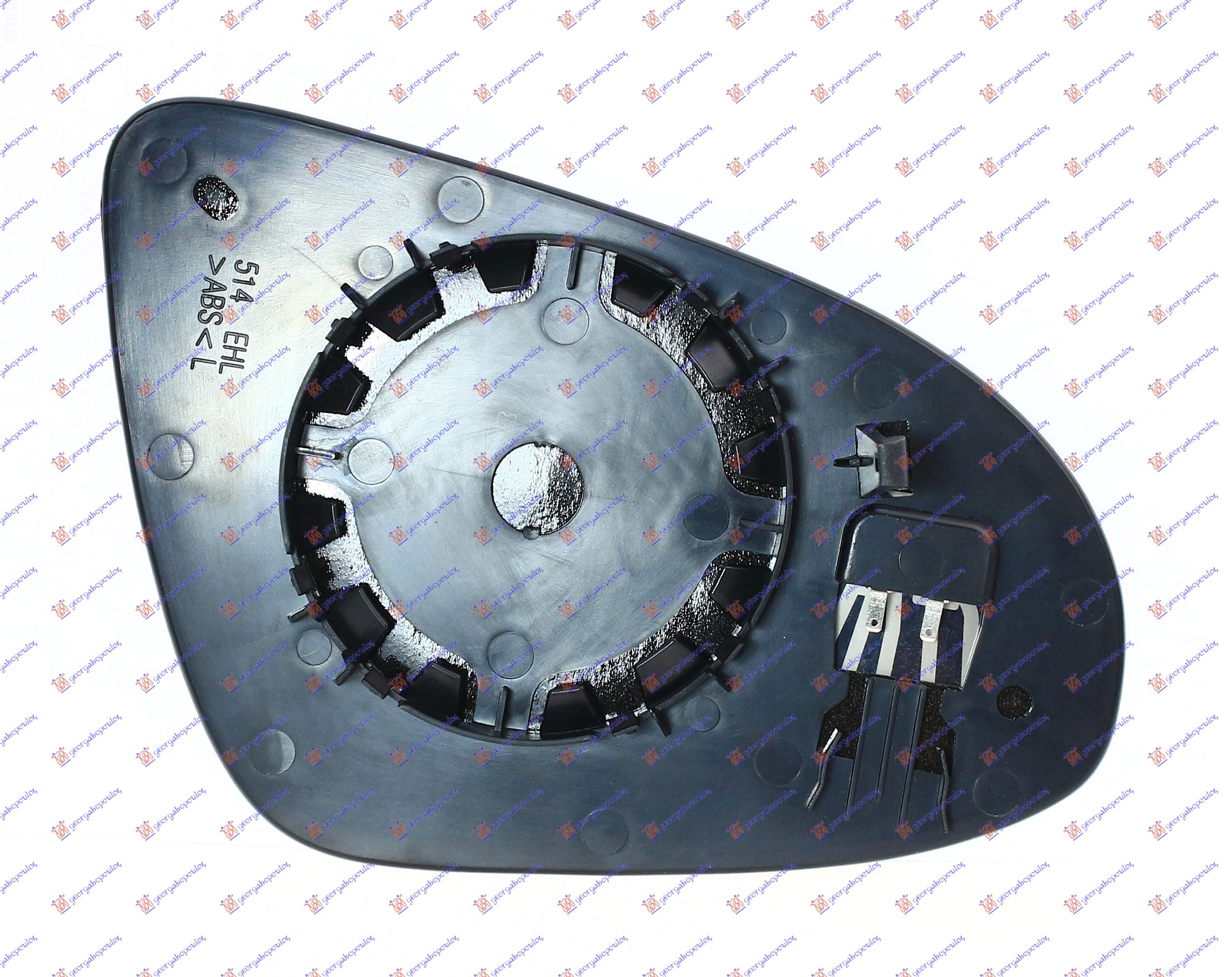 Mirror Glass, exterior mirror Aftermarket 635007602