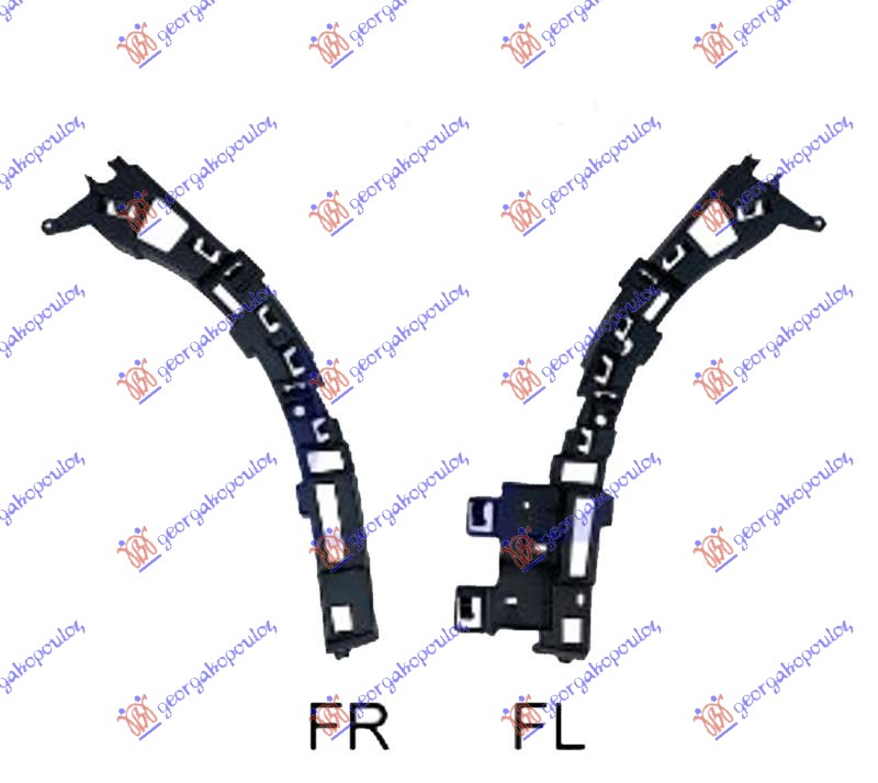 Mounting Bracket, bumper Aftermarket 638204280