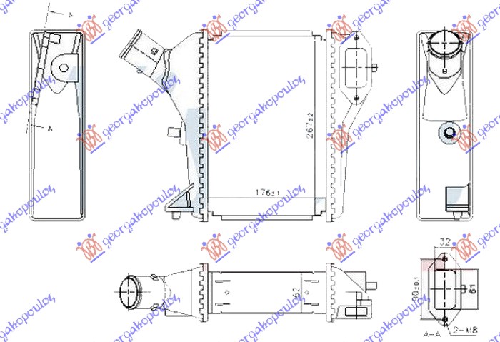 Charge Air Cooler Aftermarket 341106210
