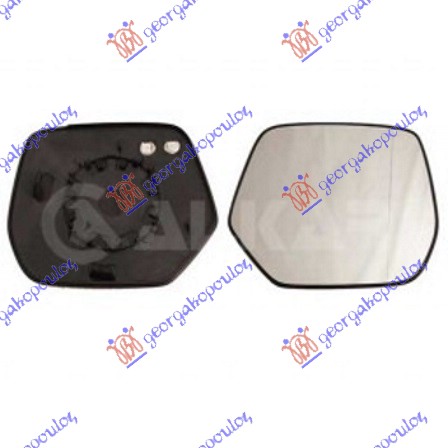 Mirror Glass, exterior mirror Aftermarket 341107601