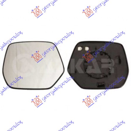 Mirror Glass, exterior mirror Aftermarket 341107602