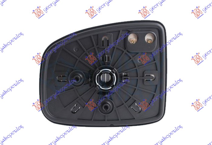 ΚΡΥΣΤΑΛΛΟ ΚΑΘΡΕΦΤΗ ΘΕΡΜΑΙΝ. (CONVEX GLASS) για HONDA JAZZ 15-18
