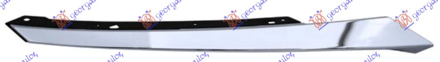ΔΙΑΚΟΣΜΗΤΙΚΟ ΦΑΝΟΥ ΕΜΠΡΟΣ ΧΡΩΜΙΟ για HONDA CIVIC H/B 16-22