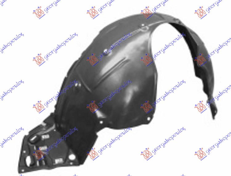 ΘΟΛΟΣ ΕΜΠΡΟΣ ΠΛΑΣΤΙΚΟΣ (1.0) για HONDA CIVIC H/B 16-22