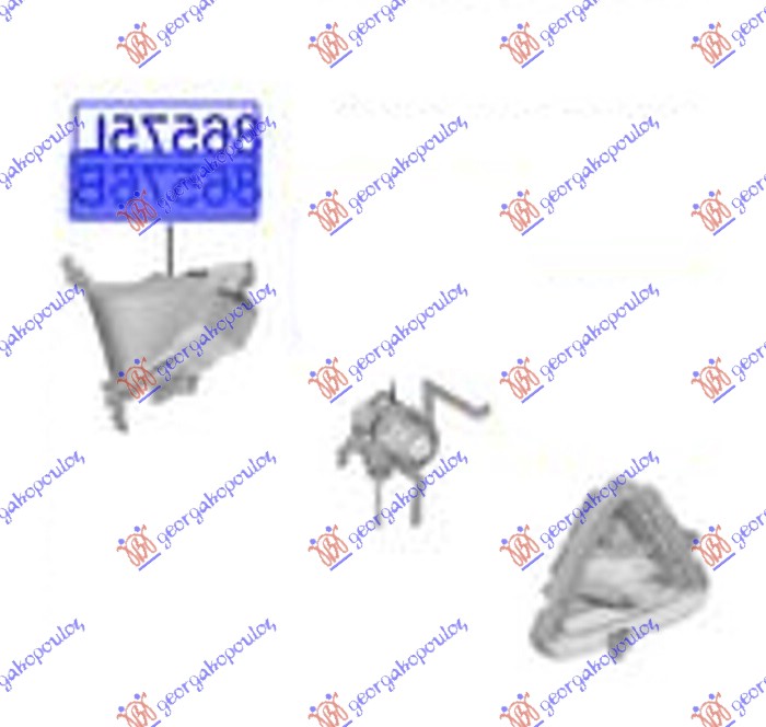 ΑΕΡΑΓΩΓΟΣ ΠΡΟΦΥΛΑΚΤΗΡΑ ΕΜΠΡΟΣ (ΜΕ ΦΩΤΑ ΗΜΕΡΑΣ) (Γ) για HYUNDAI i20 20-