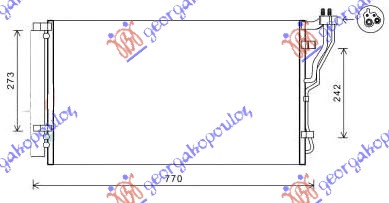 Condenser, air conditioning Aftermarket 367106400
