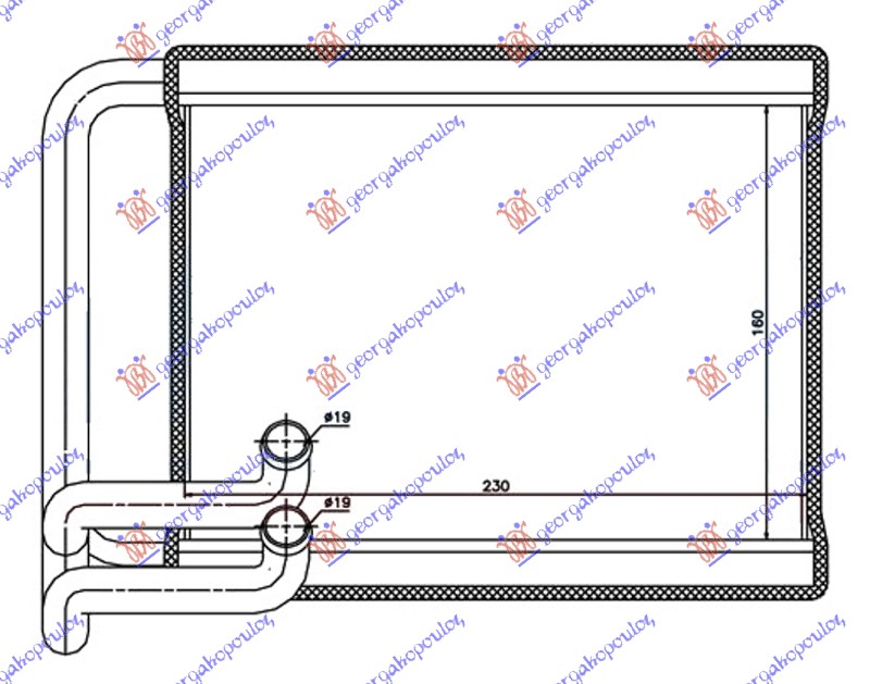 Heat Exchanger, interior heating Aftermarket 367106500