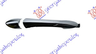 ΧΕΡΟΥΛΙ ΠΟΡΤΑΣ ΕΜΠΡΟΣ EΞΩ (X/ΜΑΤΙ) ΧΡΩΜΙΟ για HYUNDAI SONATA 11-15