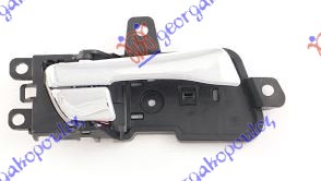 ΧΕΡΟΥΛΙ ΠΟΡΤΑΣ ΕΜΠΡΟΣ/ΠΙΣΩ ΕΣΩ ΧΡΩΜΙΟ για HYUNDAI SONATA 11-15