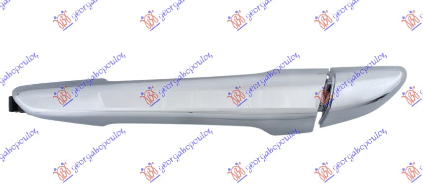 ΧΕΡΟΥΛΙ ΠΟΡΤΑΣ ΠΙΣΩ ΕΞΩ ΧΡΩΜΙΟ για HYUNDAI SONATA 15-18