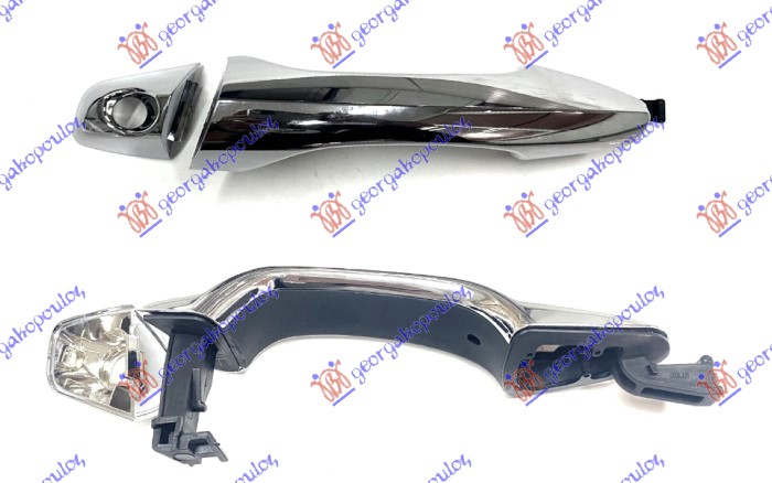 ΧΕΡΟΥΛΙ ΠΟΡΤΑΣ ΕΜΠΡΟΣ ΕΞΩ ΧΡΩΜΙΟ για HYUNDAI SANTA FE 12-16