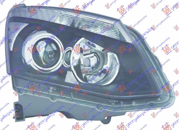 ΦΑΝΟΣ ΕΜΠΡΟΣ ΜΕ ΦΑΚΟ ΗΛΕΚ (Ε) (TYC) για ISUZU P/U D-MAX 12-16