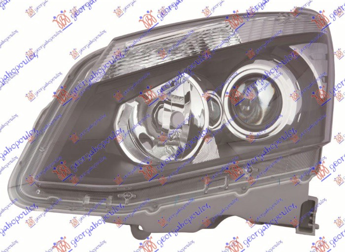 ΦΑΝΟΣ ΕΜΠΡΟΣ ΜΕ ΦΑΚΟ ΗΛΕΚ (Ε) (TYC) για ISUZU P/U D-MAX 12-16