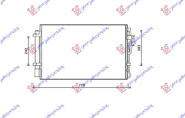 Condenser, air conditioning Aftermarket 369006400