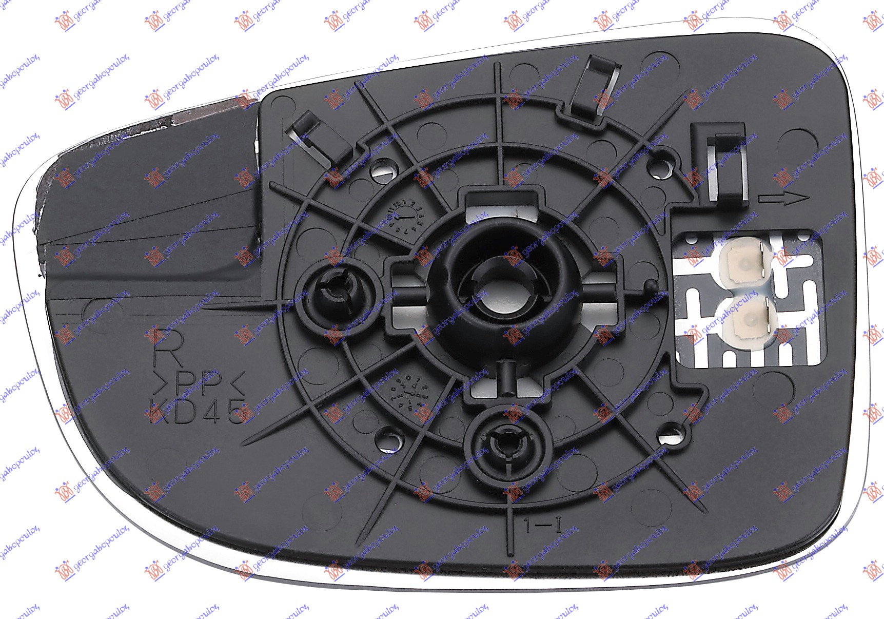 SPIEGELGLAS R EL VERS HZB KONV Aftermarket 505007601