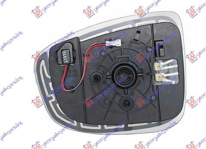 Mirror Glass, exterior mirror Aftermarket 505007621