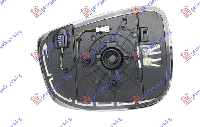 Mirror Glass, exterior mirror Aftermarket 505007623