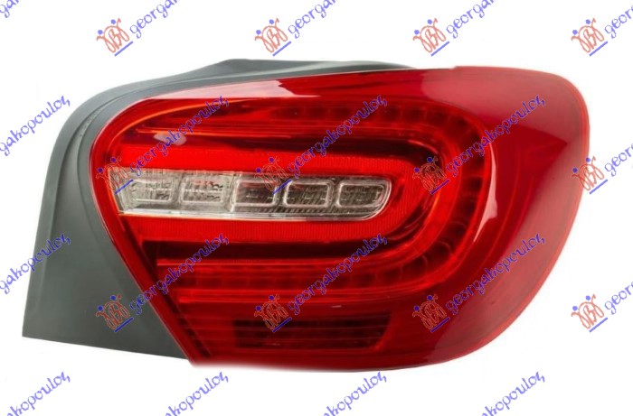 ΦΑΝΟΣ ΠΙΣΩ LED (ΟΒΑΛ ΦΙΣΑ) (E) (DEPO) ΔΕΞΙΑ για MERCEDES A CLASS 2012-2015 (W176)