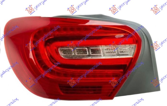 ΦΑΝΟΣ ΠΙΣΩ LED (ΟΒΑΛ ΦΙΣΑ) (E) (DEPO) ΑΡΙΣΤΕΡΑ για MERCEDES A CLASS 2012-2015 (W176)
