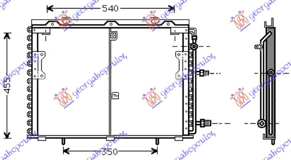 Condenser, air conditioning Aftermarket 529906400