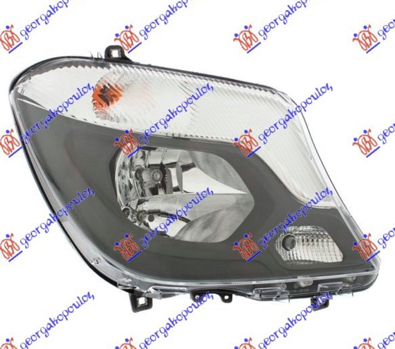 SCHEINW R H7/H7 +MOT +TGFL CHROM Aftermarket 539005133
