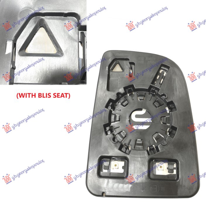Mirror Glass, exterior mirror Aftermarket 539107612