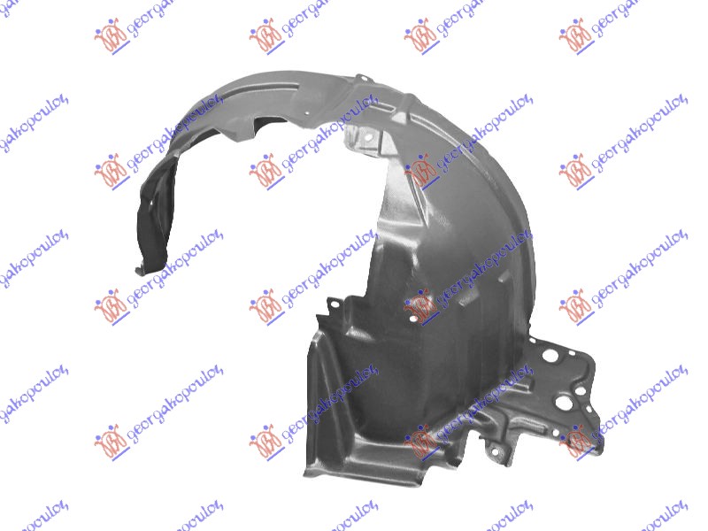 ΘΟΛΟΣ ΕΜΠΡΟΣ ΠΛΑΣΤΙΚΟΣ ΑΡΙΣΤΕΡΑ για NISSAN NOTE 2013- (E12)