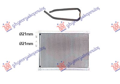 Heat Exchanger, interior heating Aftermarket 633206500