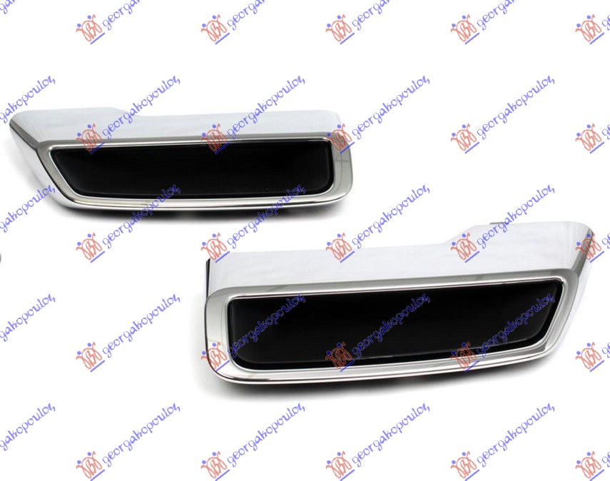 Trim/Protection Strip Set, bumpe Aftermarket 630204030