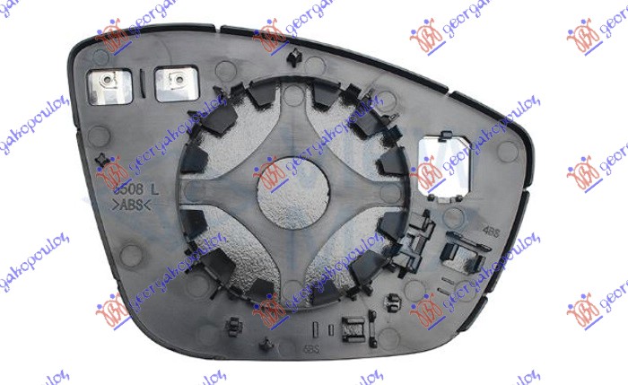 ΚΡΥΣΤΑΛΛΟ ΚΑΘΡΕΦΤΗ ΘΕΡΜΑΙΝΟΜΕΝΟ (CONVEX GLASS) για PEUGEOT 508 18-