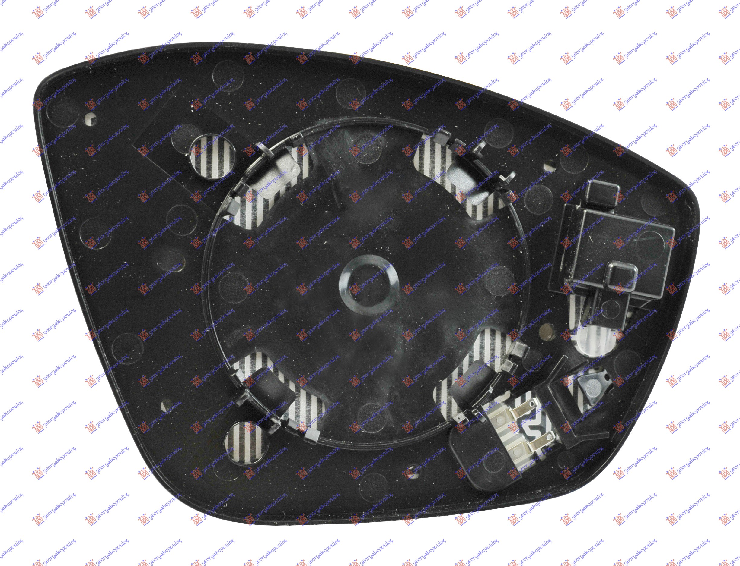 Mirror Glass, exterior mirror Aftermarket 636007602
