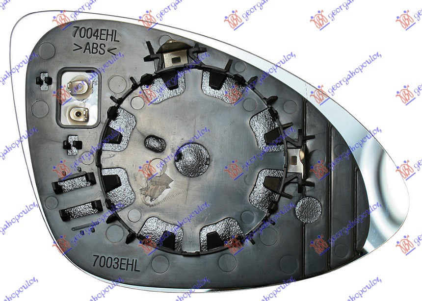 Mirror Glass, exterior mirror Aftermarket 650007602